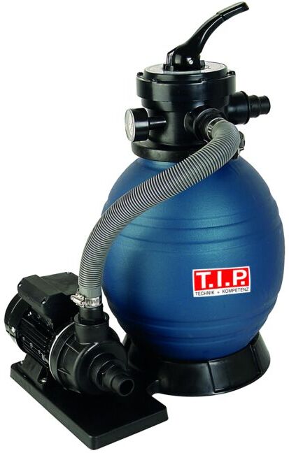 T.I.P. Sandfilteranlage - Pool-Filterset, 20 m³ Becken,  7.900 l/h, 4-Wege-Ventil, SPF 180, 30307