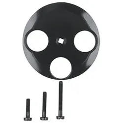 Hager/Berk Zentralstück sw f.3Loch Antennendose 106421
