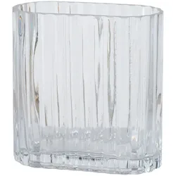 Vase TULIPA (BHT 9x18x18 cm) - transparent - BHT 9x18x18 cm