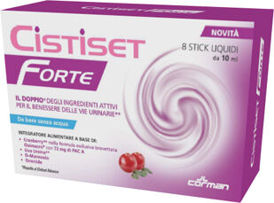Cistiset Forte Integratore Benessere Vie Urinarie 8 stick