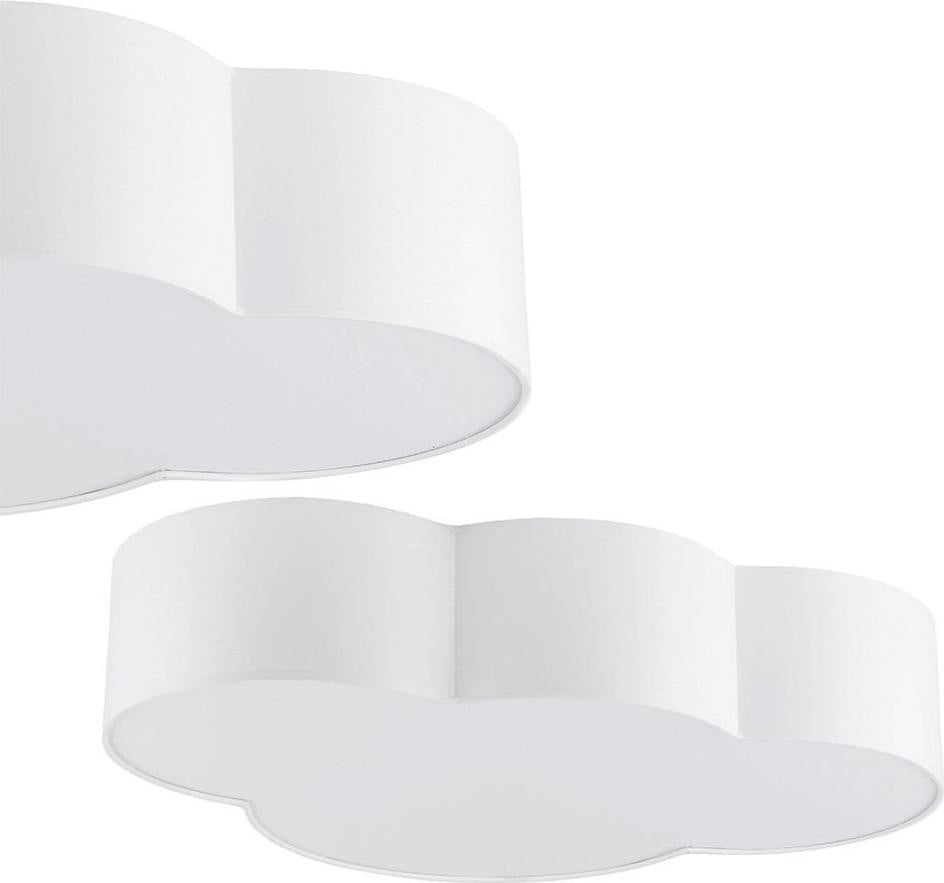 TK Lighting Cloud dimbare plafondlamp wit voor kinderkamer, woonkamer of eetkamer