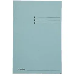 Esselte, Mappe, Dreiflügelmappe 1032302 Folio Karton 235 mm x 350 mm Blau (Folio, 50x)