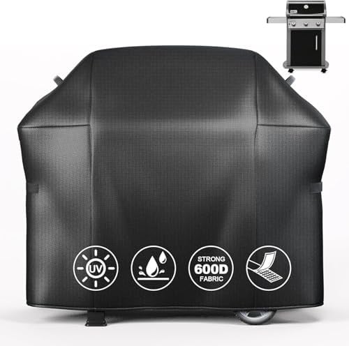 Denmay Barbecuehoes 7139 voor Weber Spirit II 300 310-serie en Spirit E-320, waterdicht en robuust, B/D/H: 130 x 107 x 45 cm