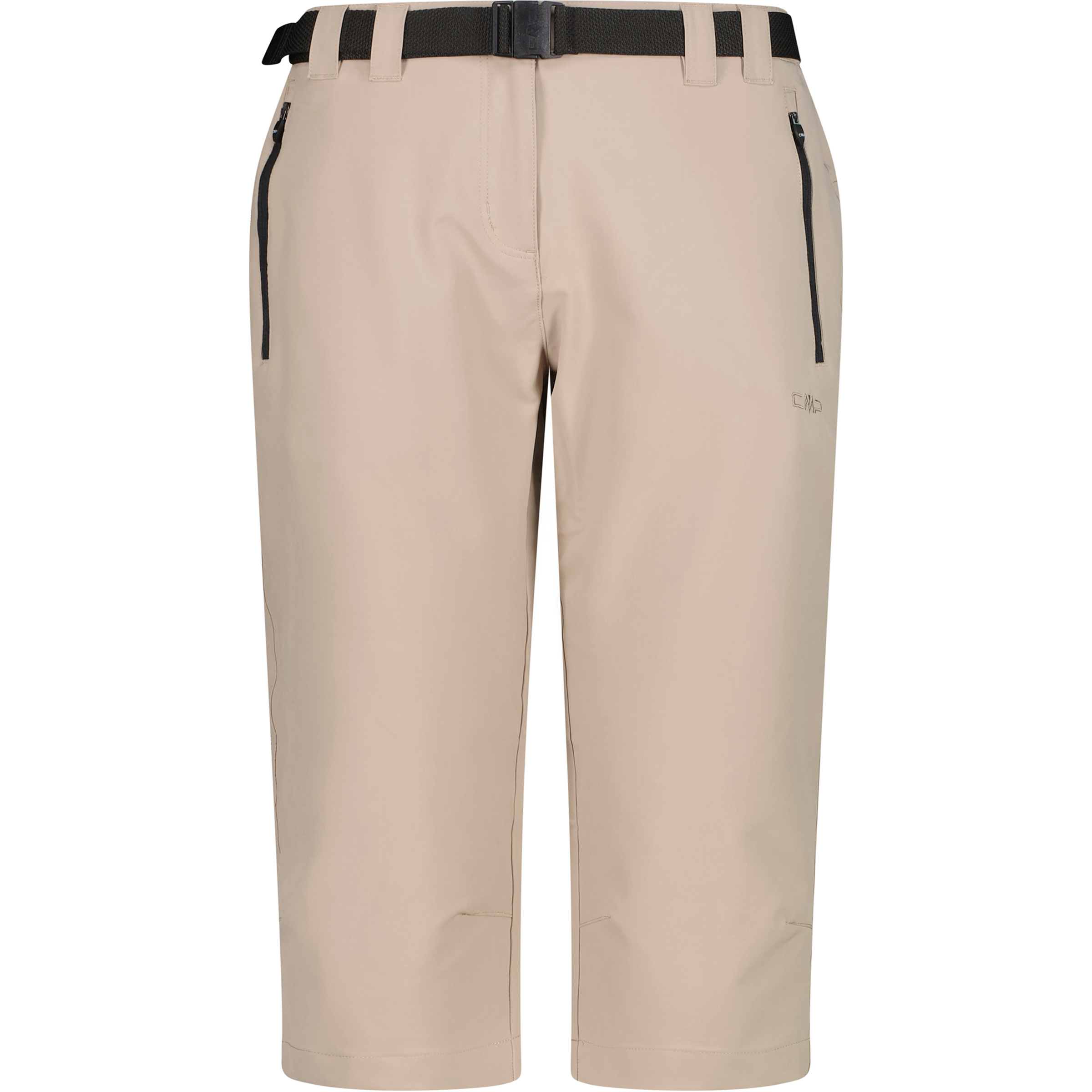 CMP Trekking 3/4 Damen Jeans & Freizeithose beige Größe L Lifestyle Elastisch