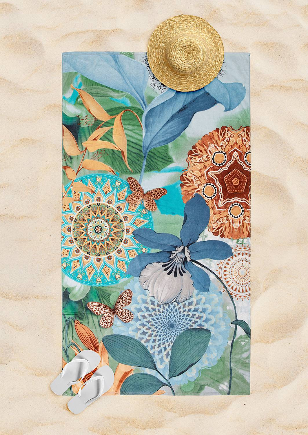 HIP Strandlaken Zephir Multicolour 100 x 180 cm 100% Katoen