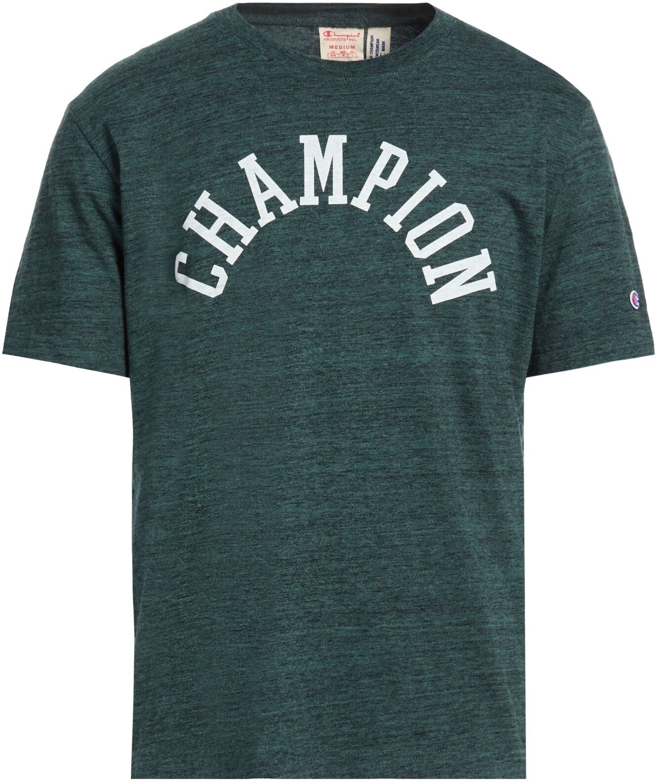 Champion Camiseta Hombre Verde oscuro M,S Hombre