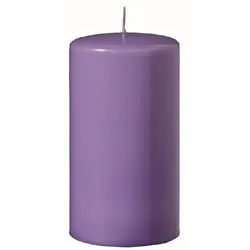 Kopschitz Kerzen 4er Adventskerzen, Adventskranz Kerzen Set Veilchen 6 x Ø 6 cm