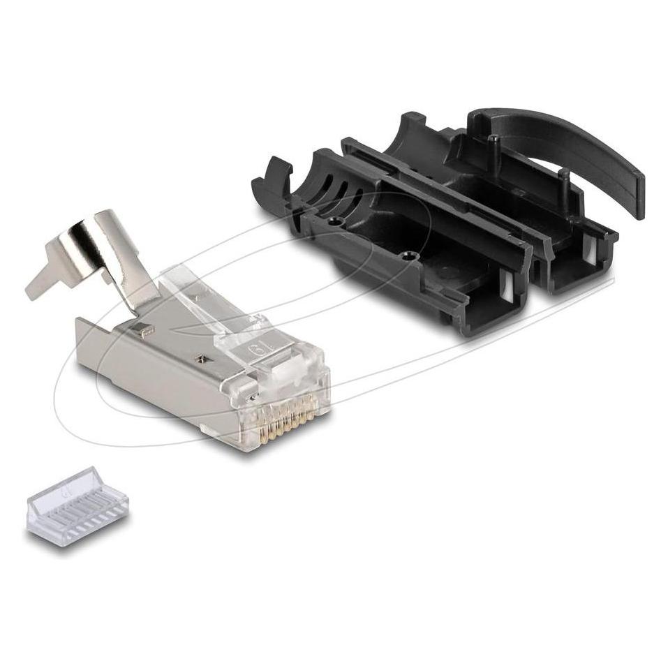 Delock RJ45 Modularer Stecker (Netzwerkkabel Stecker) (66990)