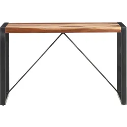 vidaXL Esstisch 120x60x75 cm Massivholz mit Palisander-Finish