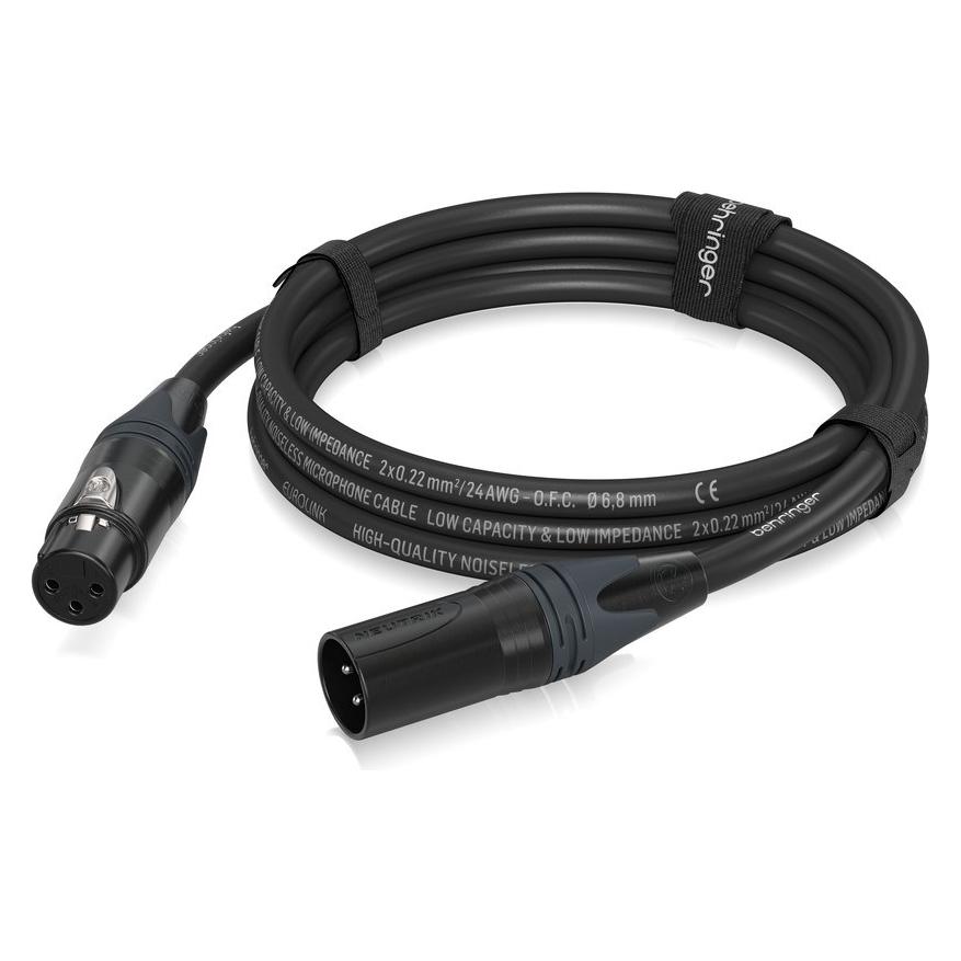 Behringer PMC-300CM Kabel mikrofonowy XLR F - XLR M 3m (3 m, XLR Kabel) (0009-AAQ86-000)