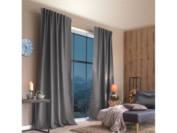 Home Wohnideen ESKIMO Thermo-Vorhang mit Kombiband blickdicht,