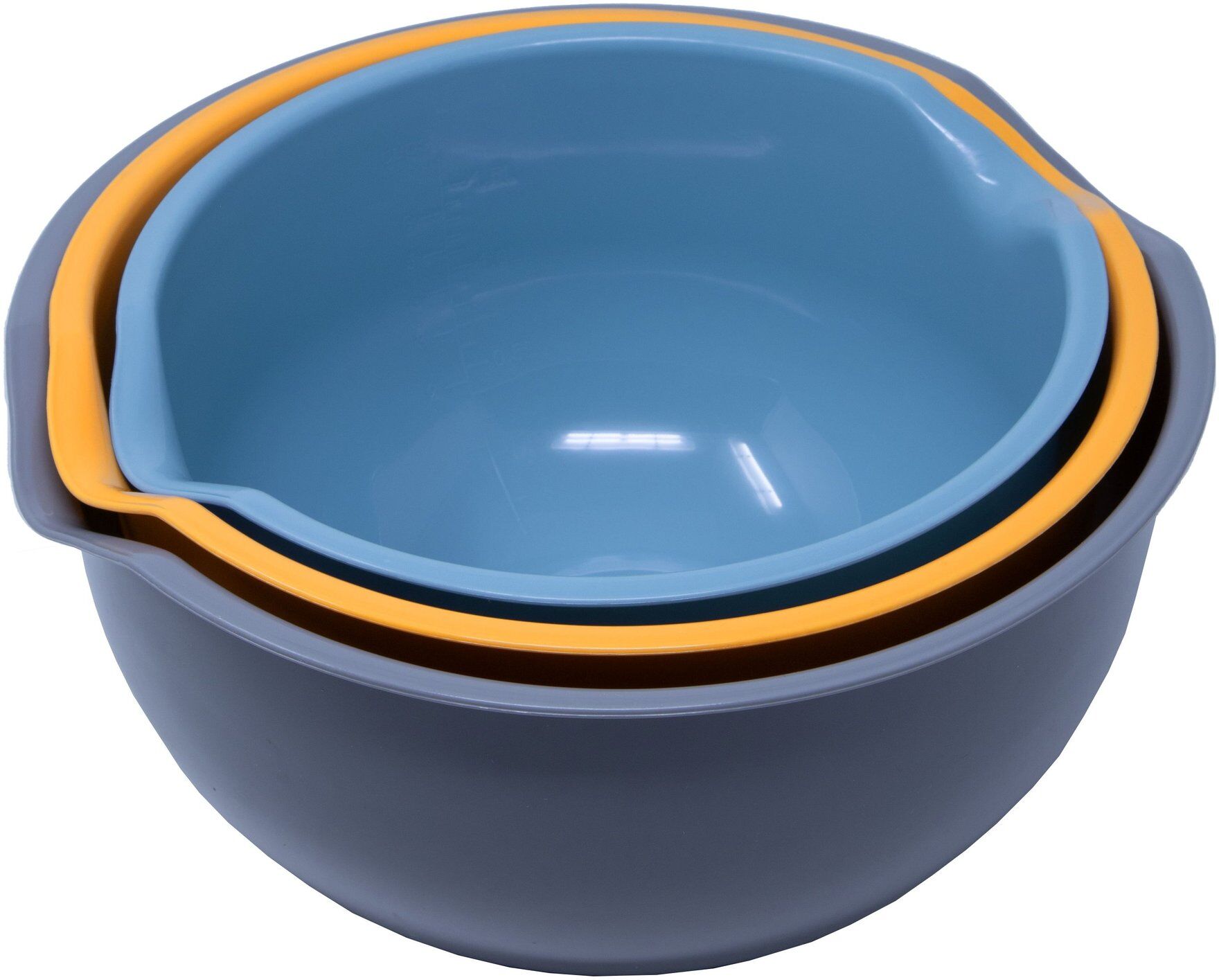 Insalatiera Abert V601295021 COLOR STYLE Set 3 pz d.19,21 e 23 cm Colo