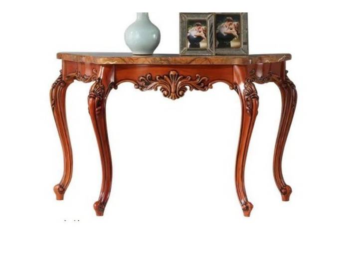 JVmoebel Konsolentisch Brauner Konsolentisch Designer Wohnzimmer Holztisch, Made in Europa