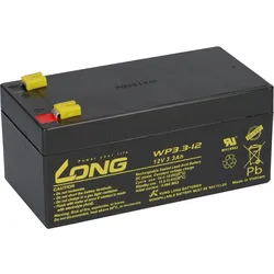 Kung Long WP3.3-12 12V 3,3Ah AGM Bleiakku F1 4,8mm
