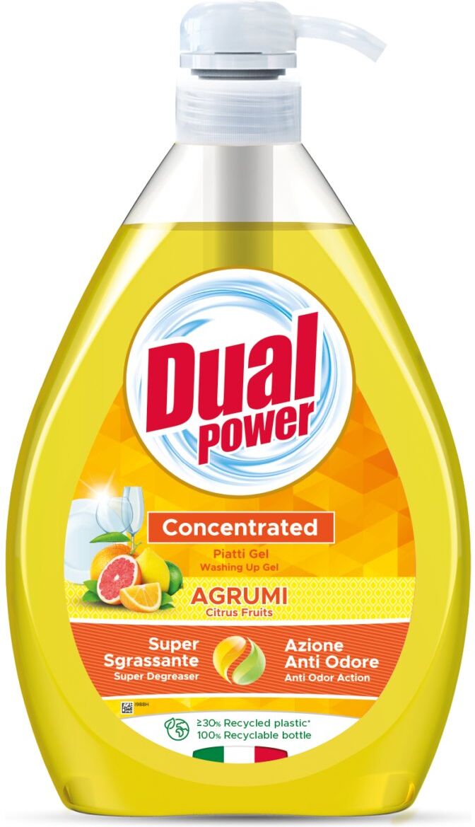 Detergente piatti Dual Power LM9164 Gel concentrato Agrumi
