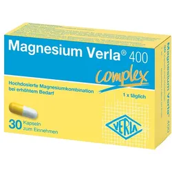MAGNESIUM VERLA 400 Kapseln 30 St