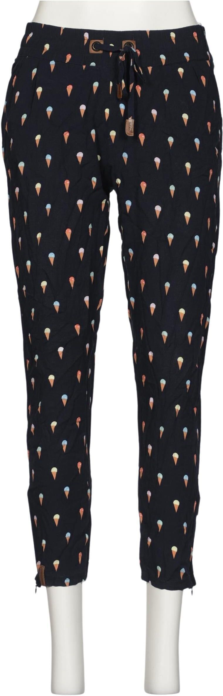 Naketano Damen Stoffhose, Marineblau, Gr. S, Viskose - Second Hand