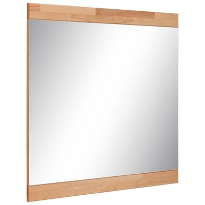 Spiegel VOGL MÖBELFABRIK "Toronto", braun (buchefarben), B:80cm H:80cm T:2cm, Glas, Spiegel