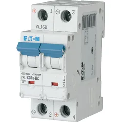 Eaton LS-Schalter m.Beschrift. PXL-C20/2-DC