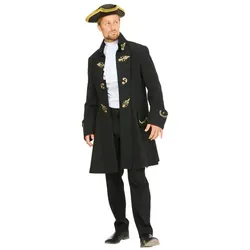 buttinette Mantel "Pirat" mit Ornamenten für Herren