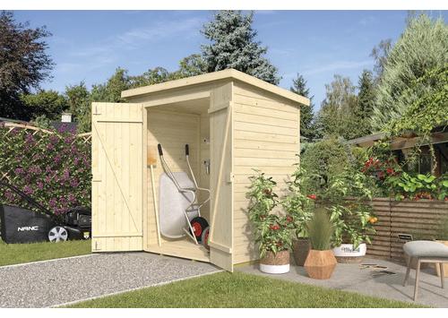 Gartenhaus weka Mori 2.2 inkl. Fußboden 183 x 133 cm natur