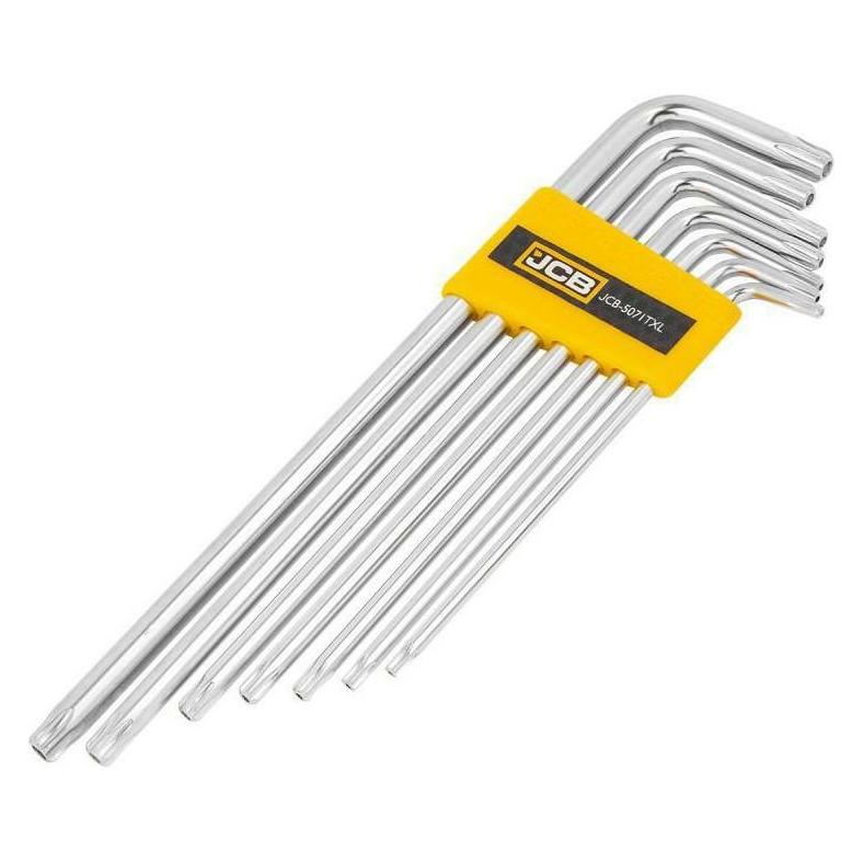 JCB 7-teiliger Torx-Schraubendreher mit Loch (49777519)
