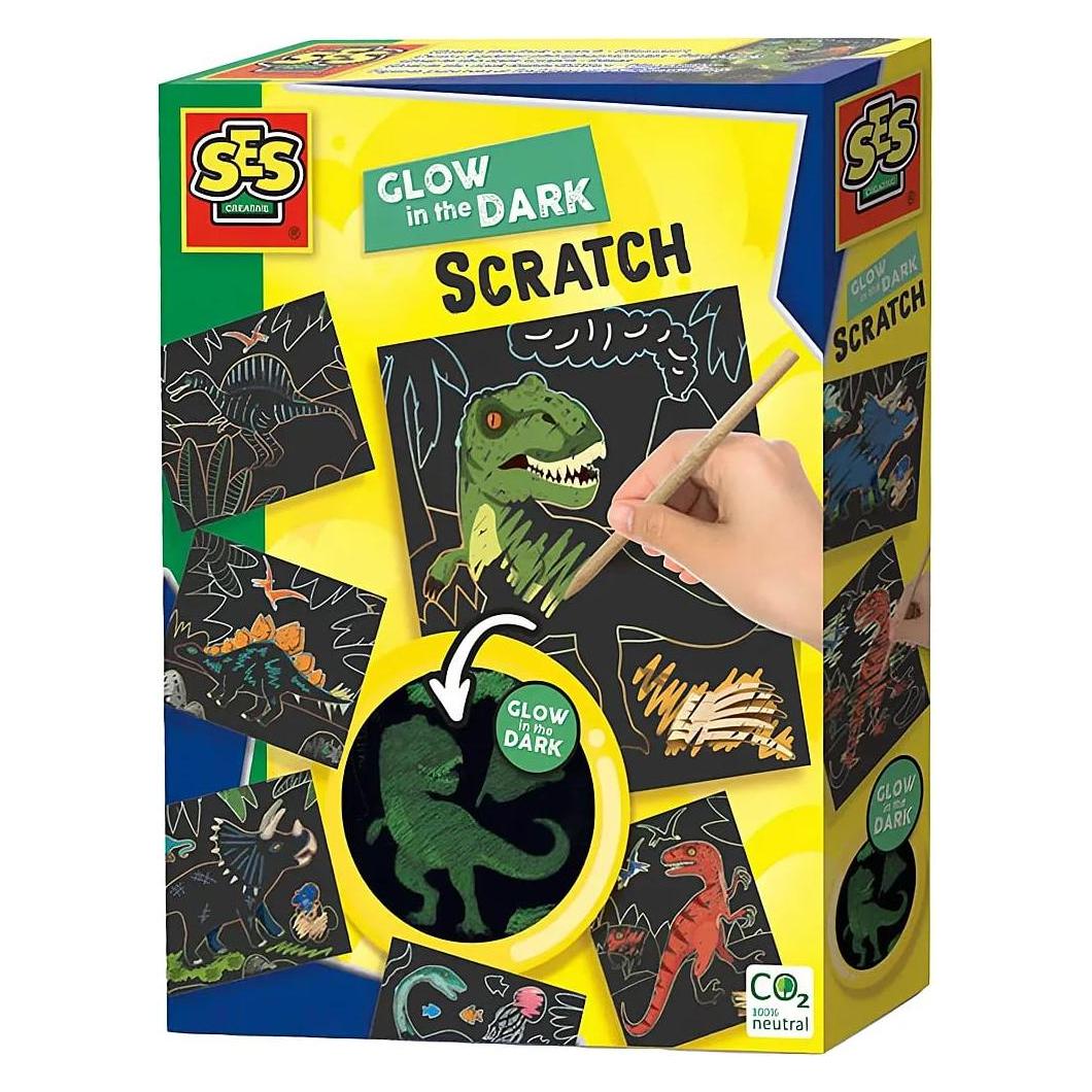 Ses Glow in the Dark Scratch - Dinos (14285)