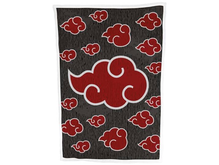 Naruto sherpa deken Akatsuki Wolken 100 x 150 cm - polyester