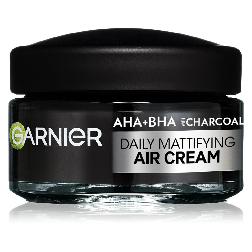 Garnier Pure Active Aha Bha Charcoal Daily Mattifying Air Cream 50Ml (50 ml) (42818546)
