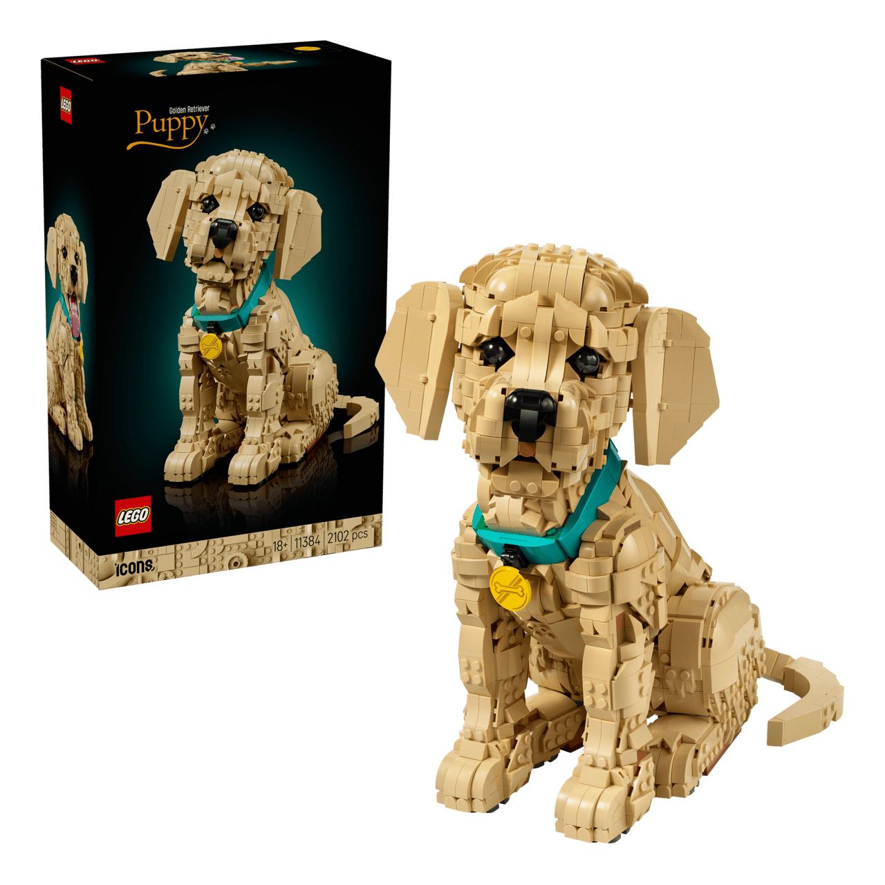 LEGO Icons 11384 Golden Retriever Welpe
