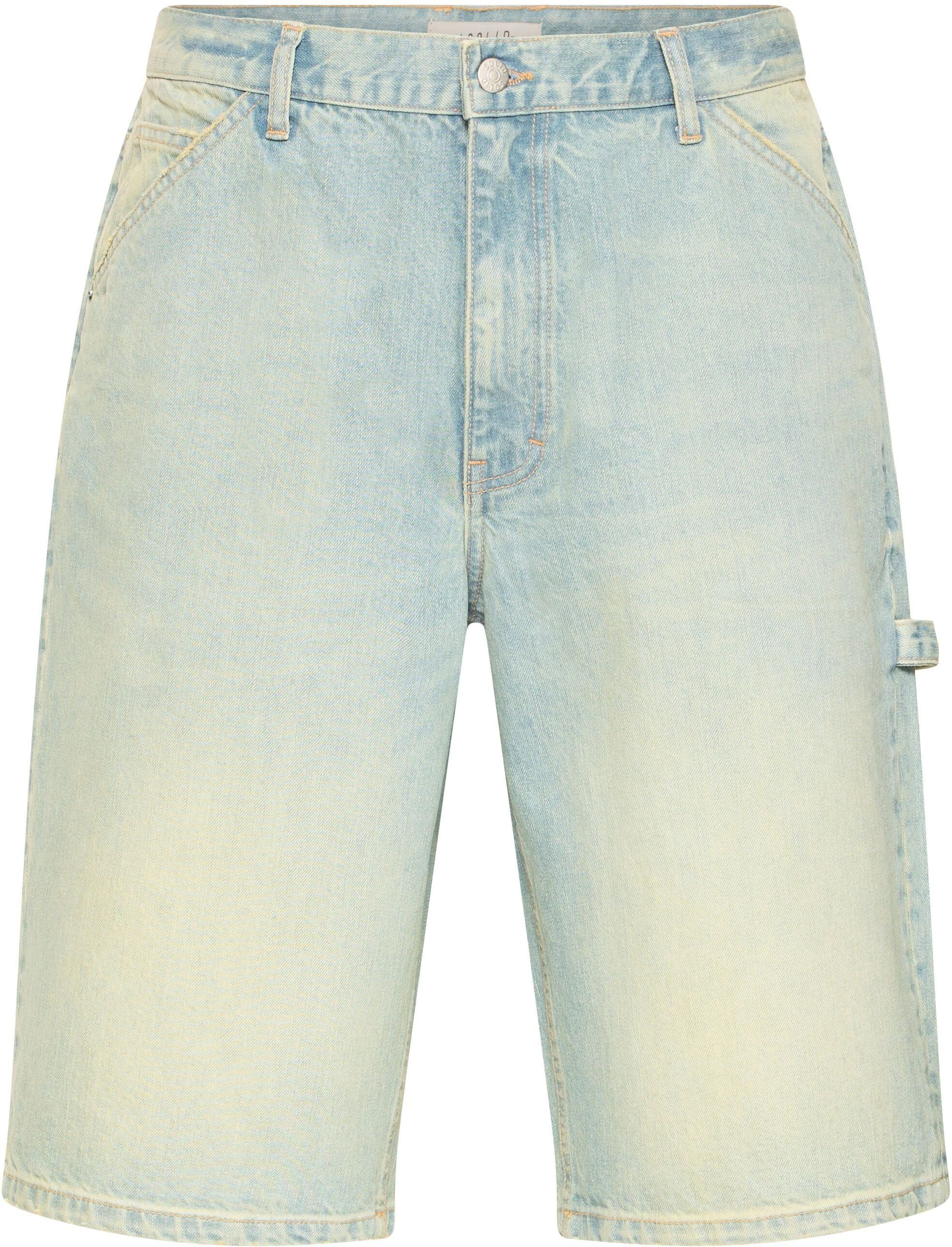 !solid Bermudas SOLID "Bermudas SDTommy Tobias Relaxed Fit", Herren, Gr. S, N-Gr, blau (light blau bleached denim), Obermaterial: 100% Baumwolle CO., Hosen Bermudas