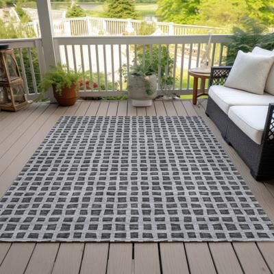 Addison Rugs Machine Washable Indoor/ Outdoor Chantille Squares Rug