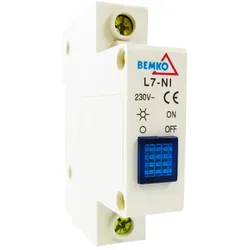 BEMKO Blau Leuchtmelder phasenkontrolle signalleuchte 115-250V AC A15-L7-NI