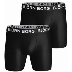 Björn Borg 2P Performance Boxer 1572 Schwarz Polyester X-Large Herren