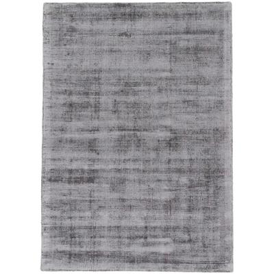 Teppich CARPETFINE "Ava Viskoseteppich", grau (hellgrau), B:120cm H:13mm L:170cm, Viskose, Teppiche, Teppich, Seidenoptik, leichter Glanz, auch als Läufer erhältlich