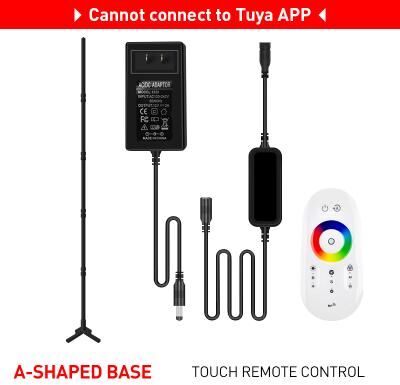 Discount Dollar Deals Tuya Floor Lamp With Smart APP Control, Modern LED Corner Light, Atmospheric Stand Lighting For Festival, Remote Control 63inch a B Remote