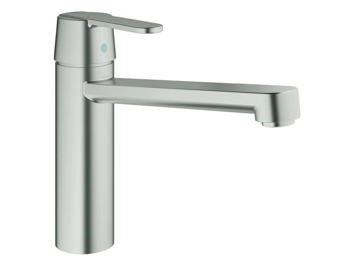 Grohe Spültischarmatur Get supersteel, mittelhoher Auslauf