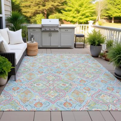Addison Rugs Machine Washable Indoor/Outdoor Traditional Spades Chantille Rug