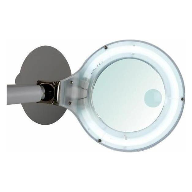 Velleman Schreibtischlampe Mit Lupe 3 + 12 Dioptrien - 12W - Weiss (VTLAMP10)