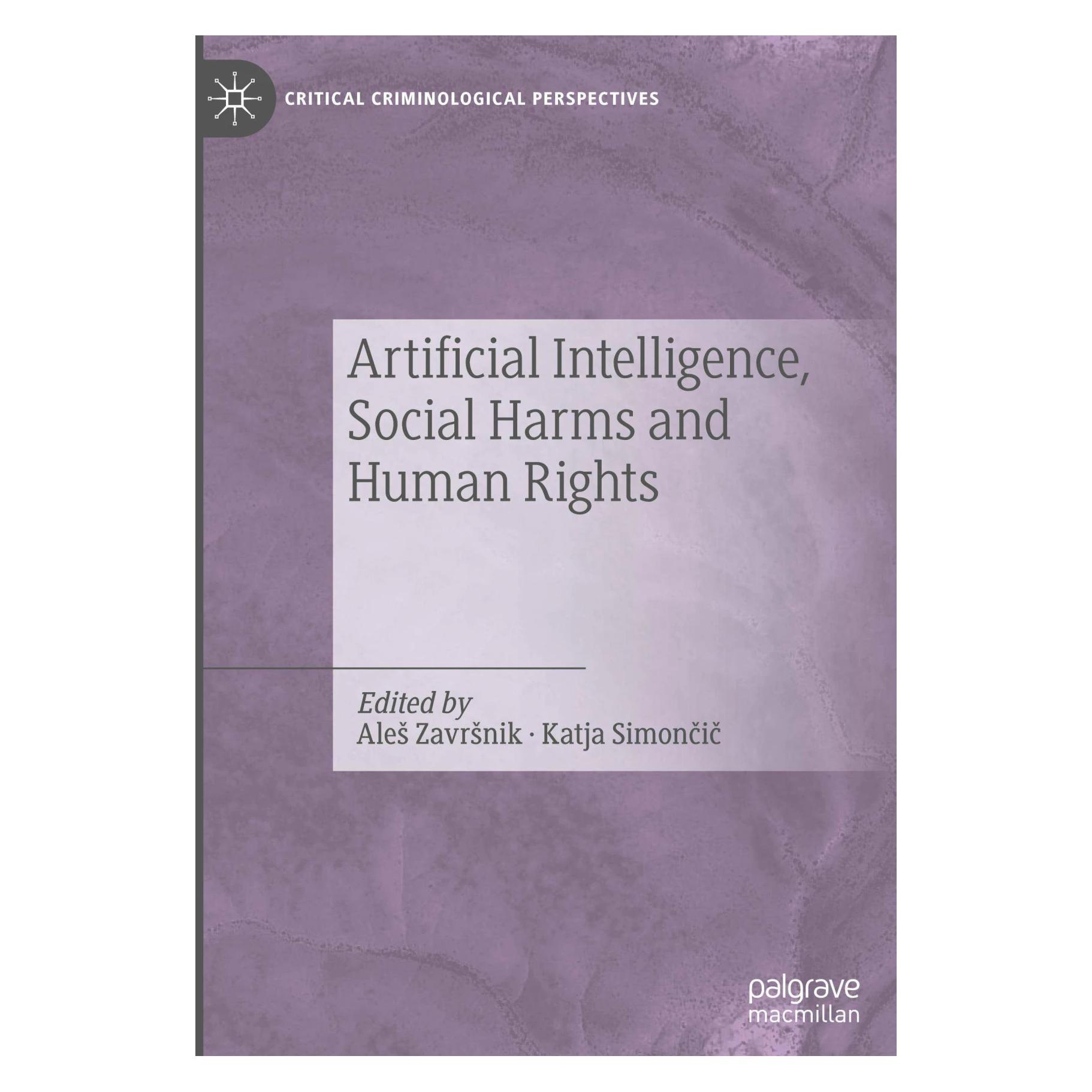 Springer Artificial Intelligence, Social Harms and Human Rights (Englisch, Hardcover, Aleš Završnik, Katja Simončič) (9783031191480)