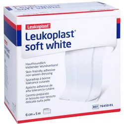 Leukoplast soft White Pflaster 6 cm x5 m 1 St