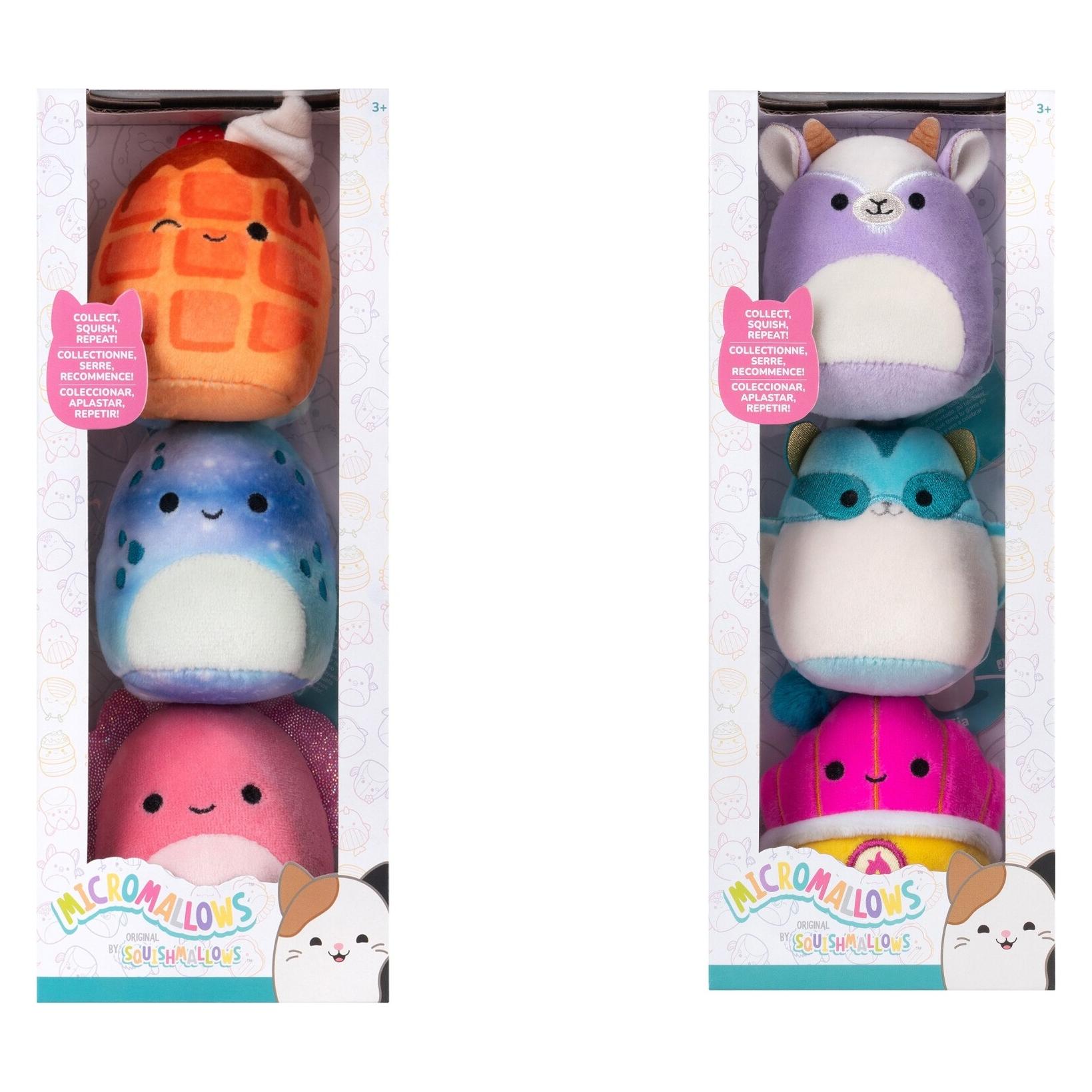 Jazwares Micromallows 3er Packung, sort. (6 cm) (0191726891598)