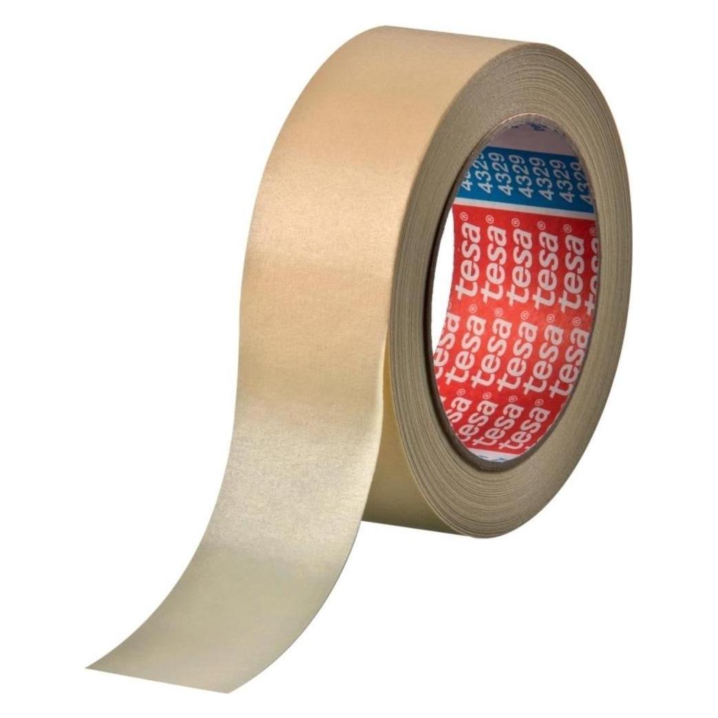 tesa Maler Krepp 4329 Papierabdeckband, 30 mm x 50 m (30 mm) (04329-00003-01)