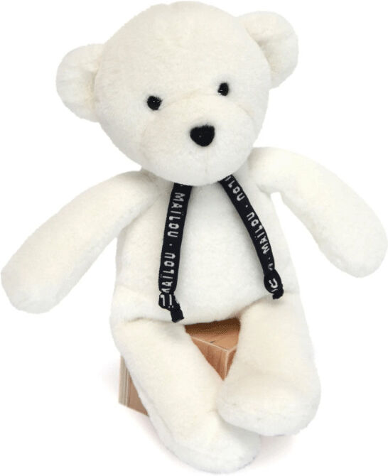 Maïlou Tradition Petite peluche blanche Ours Dorlotin 23 cm - Maïlou