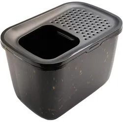 Savic Kattenbak Hop In Marble Zwart / Goud - 58,8X39X39,5 Cm, Katzenklo