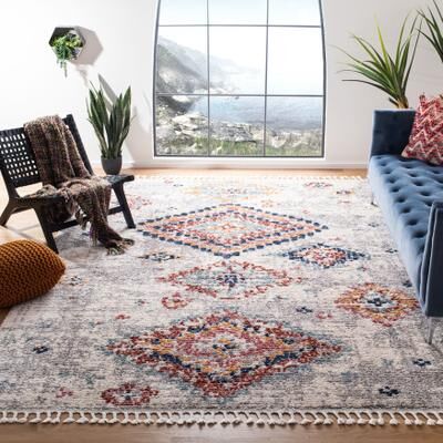 SAFAVIEH Morocco Boho Diamond Tribal Rug