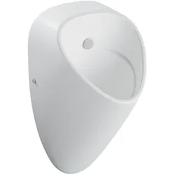 Plural Urinal wandhängend Netzanschluss (230 V) 33 x 35 x 61 cm mit Zulauf von hinten Edelweiß
