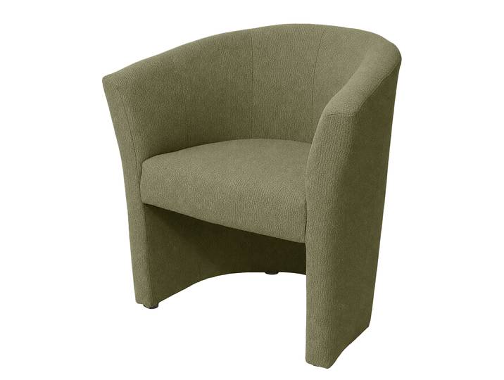 Einzelsessel Grün Chenille Rallou 75 x 76 x 65cm