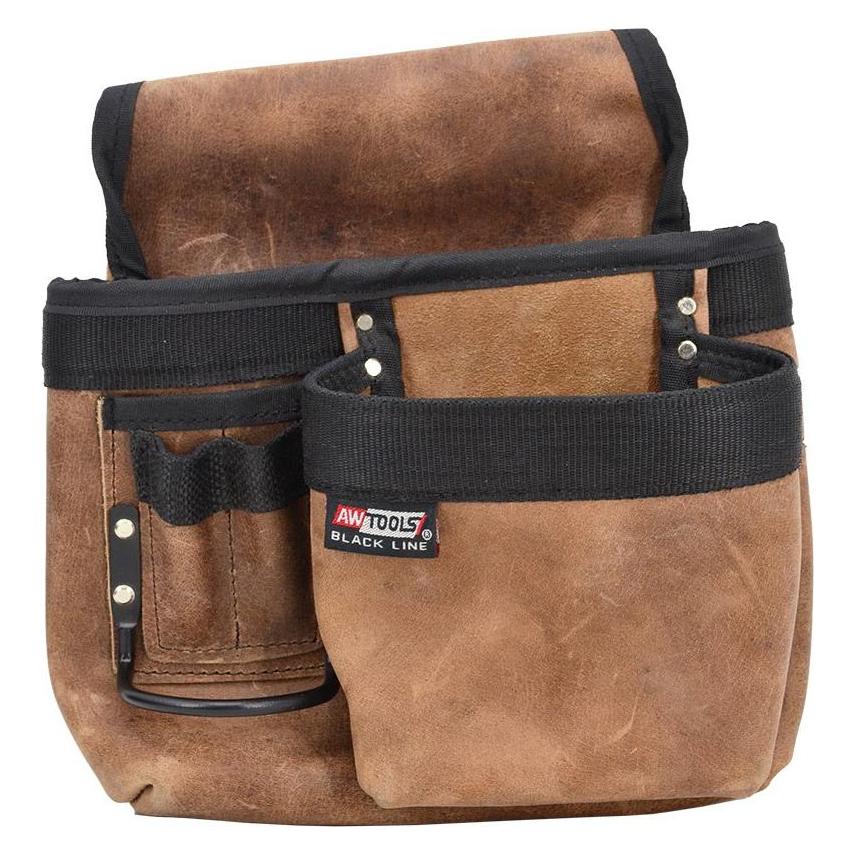 AW Tools Awtools Professionelle Werkzeugtasche Abschnitt 5 Durchdachte Schwarze Linie (AW30606BL)
