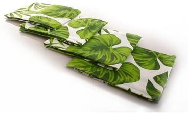 Kozy Kitchen Premium Cotton Tropical Hand Towel- Kitchen Dish Towel- Tea Towel - Flour Sack Towel